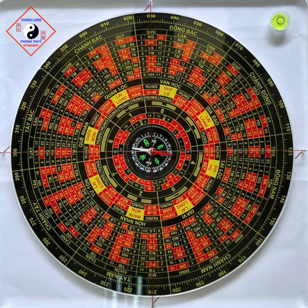 LA BÀN - LA KINH MÀU ĐEN ( 30X30 )